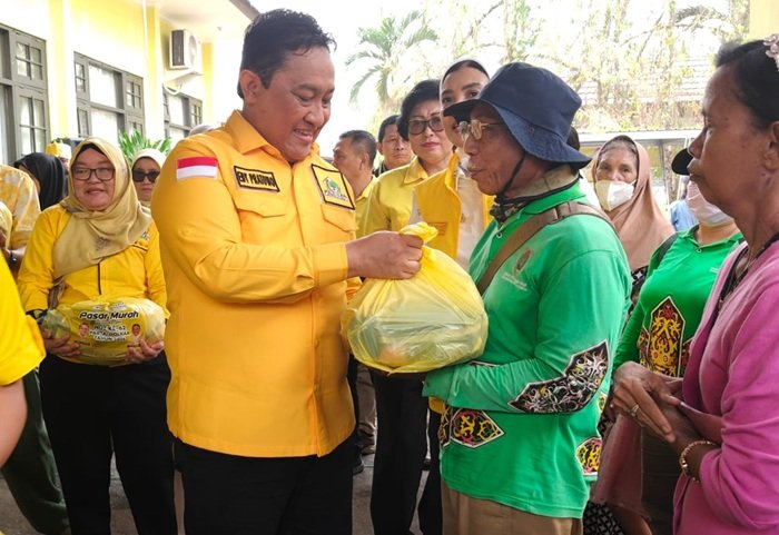 Semarak HUT ke 62, Golkar Kalteng Tebar 1.000 Paket Sembako Hingga Lomba Domino